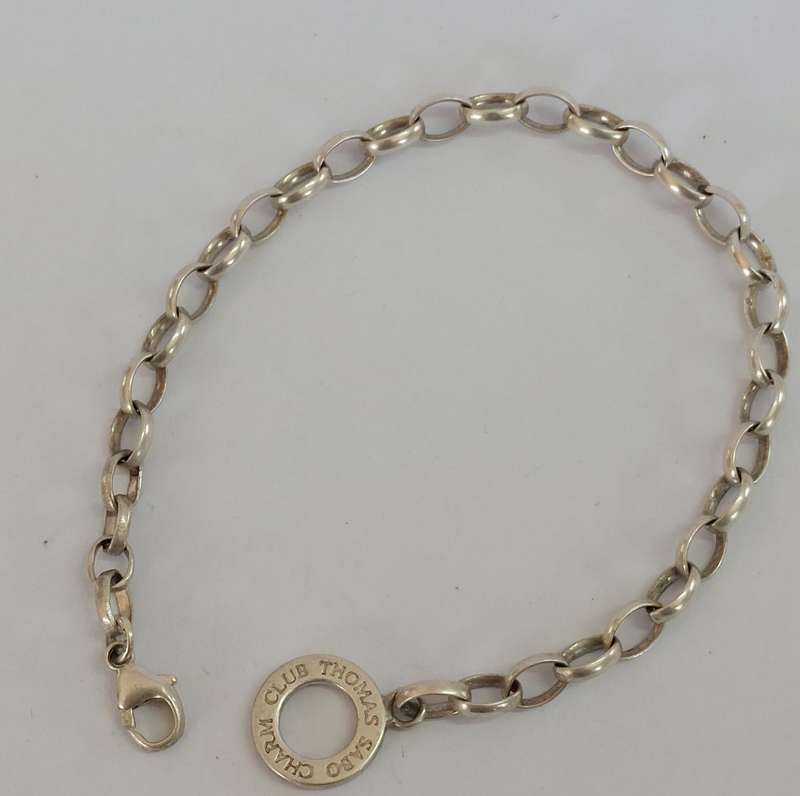 Wow!! Thomas Sabo sterling silver charm bracelet 7.7g Value R1200