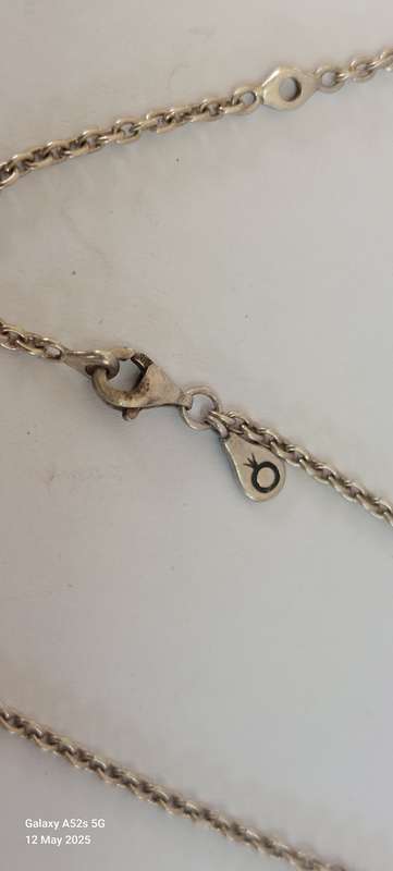 Wow!! Pandora sterling silver 3 charm necklace 12.2g Value R1500