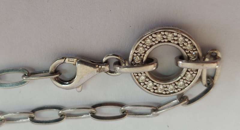 Amazing extra length SA sterling silver necklace 13.1gEngelsrufer
