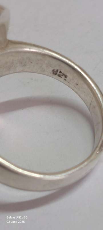 Amazing vintage sterling silver turquoise ring 8.9g