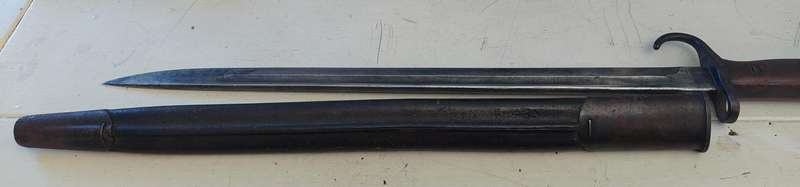 Very Rare!! WW1 Australian M1907 NSW 1097 dated 09 Wilkinson hooked bayonet