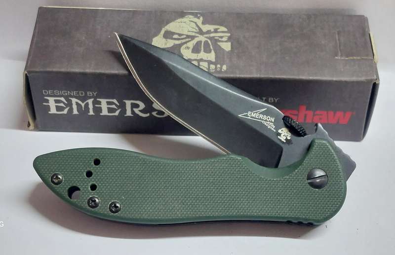 Kershaw Emerson 60740 Blk knife with box and papers unused like new!! Value R1300