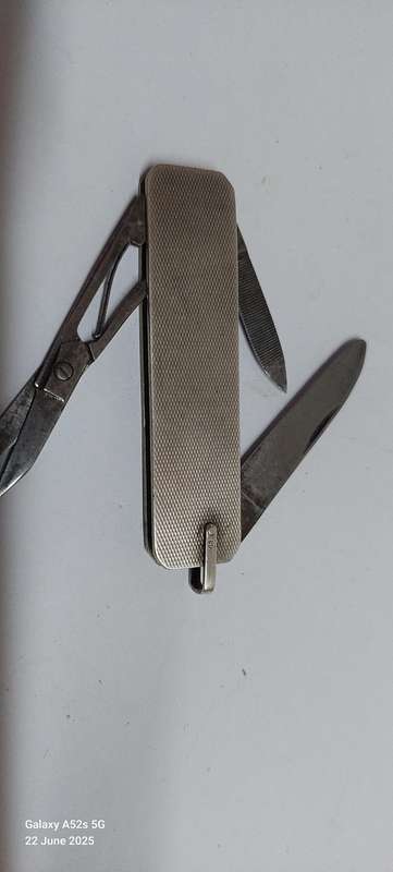 Early 20th century 900 silver multi knife circa 1905 25.5g