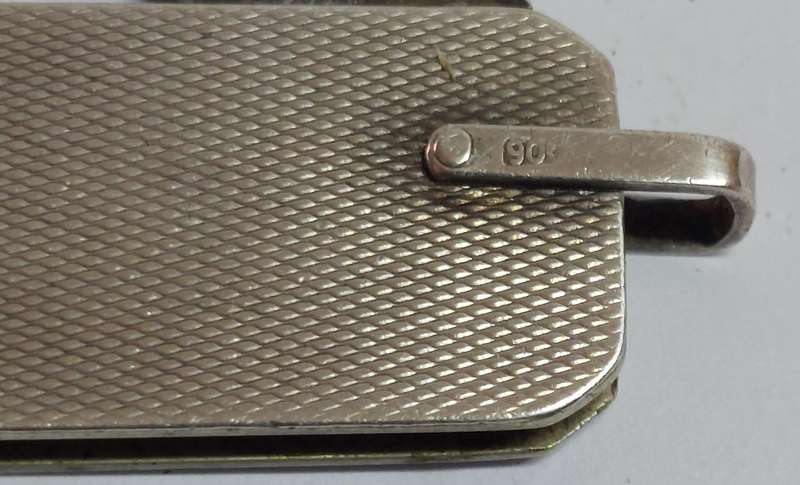 Early 20th century 900 silver multi knife circa 1905 25.5g