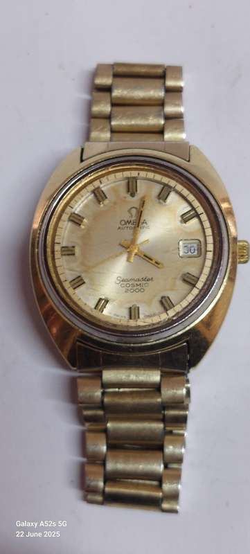 Wow!! Omega Seamaster Cosmic 2000 automatic gold plated watch Working Value R12500