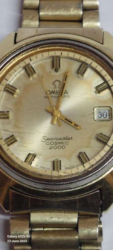 Wow!! Omega Seamaster Cosmic 2000 automatic gold plated watch Working Value R12500
