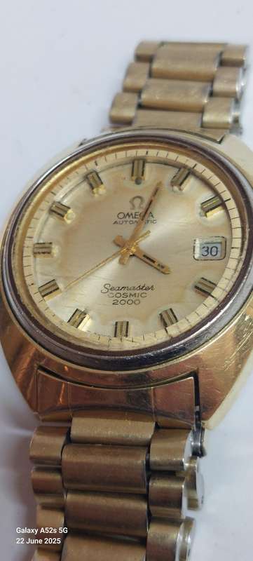 Wow!! Omega Seamaster Cosmic 2000 automatic gold plated watch Working Value R12500