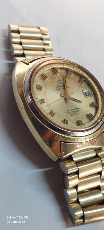 Wow!! Omega Seamaster Cosmic 2000 automatic gold plated watch Working Value R12500