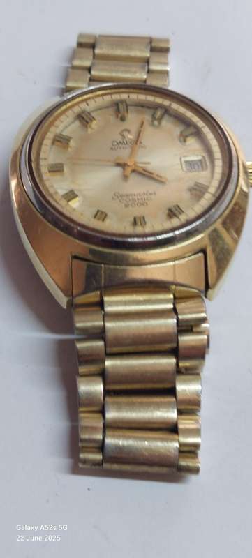 Wow!! Omega Seamaster Cosmic 2000 automatic gold plated watch Working Value R12500