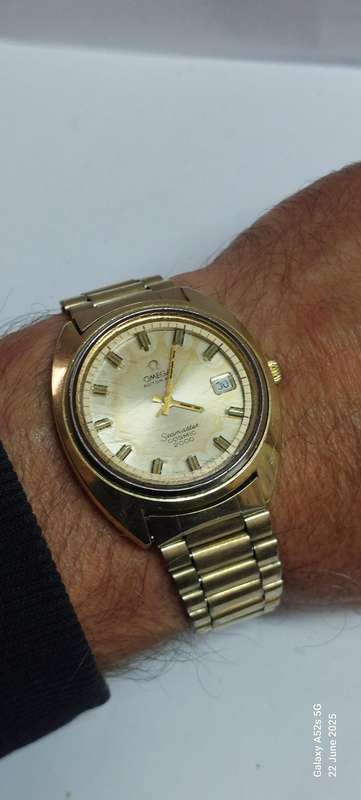 Wow!! Omega Seamaster Cosmic 2000 automatic gold plated watch Working Value R12500