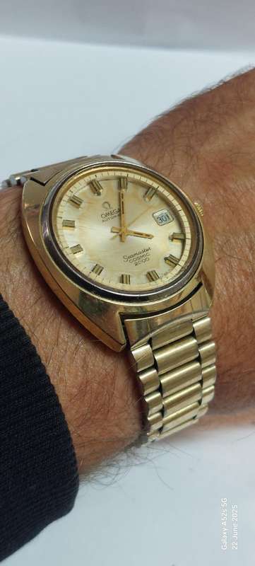 Wow!! Omega Seamaster Cosmic 2000 automatic gold plated watch Working Value R12500