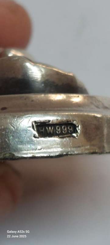 Rare!! Large 999 silver Henryk Winograd pendant 37g Value R6000