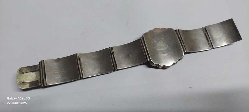 19th century Scottish sterling silver mixed stone bracelet Value R6500