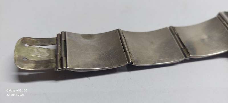 19th century Scottish sterling silver mixed stone bracelet Value R6500