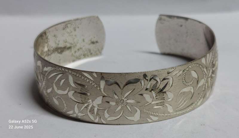 Rare vintage Forstner sterling silver bangle 11.4g