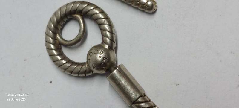 Wow Pandora sterling silver T-bar charm bracelet 13.3g