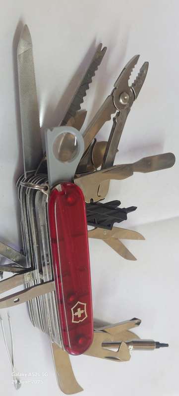 Rare!! Vitorinox Swiss Army Champ XLT 49 function knife Value R4500