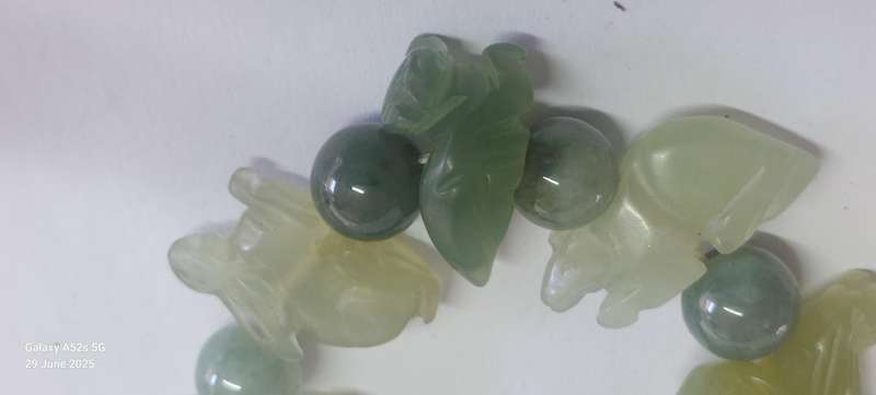 Stunning vintage Chinese Zodiac Jade bracelet Wow!!
