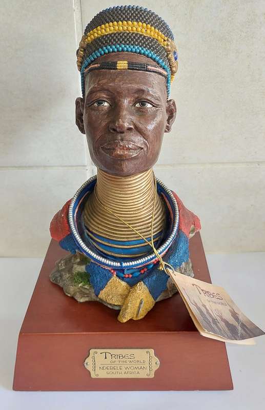 Vintage Tribes of the world Ndebele woman figurine Value R1500e