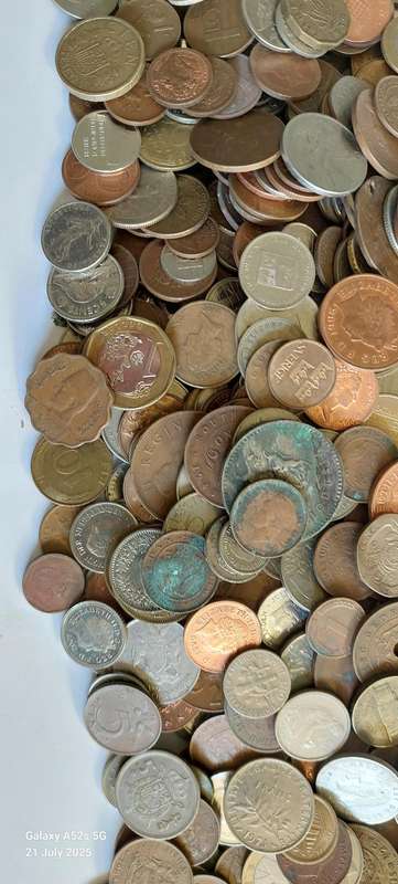 6.3kg of SA & international coins