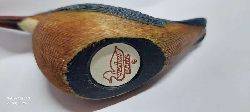 Lovely vintage Feathers of Knysns kingfisher figure