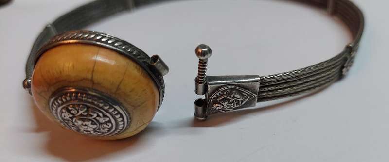 Rare!! 19th century Indian sterling silver choker belt circa 1880's 53.7g Value R3500