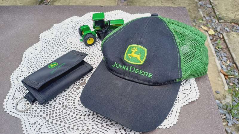 Original John Deere Tractor, Cap and Key chain