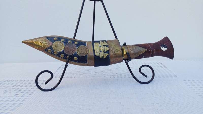 Nepal Gurkha Kukri Knife in Leather Sheath