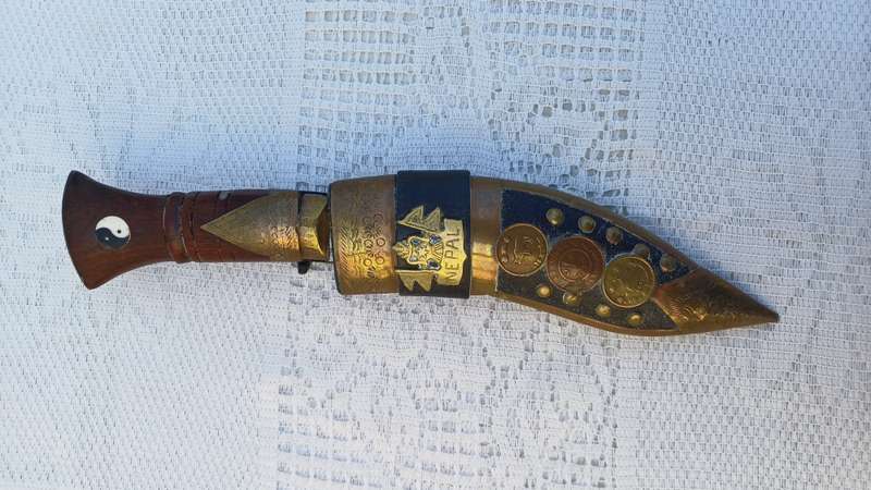 Nepal Gurkha Kukri Knife in Leather Sheath