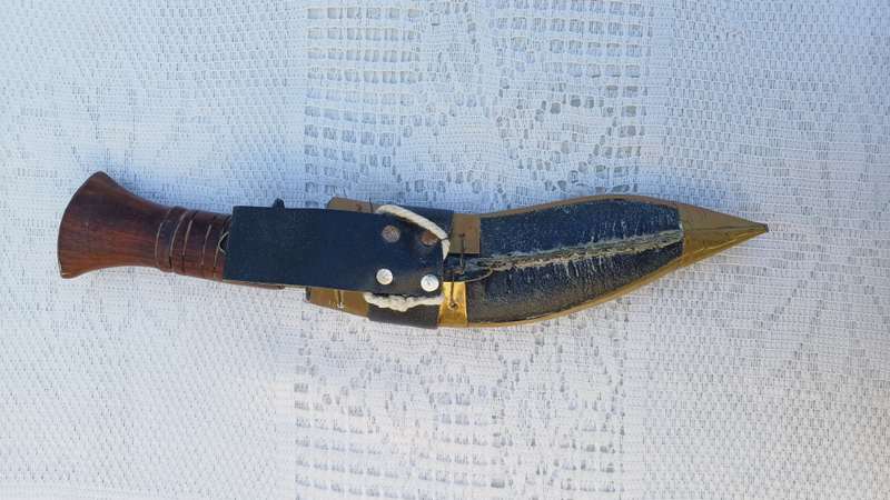 Nepal Gurkha Kukri Knife in Leather Sheath