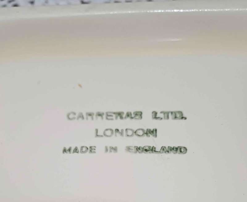 Vintage Art Deco Craven A. For your throats sake Ashtray by Carreras Ltd London - Made in England