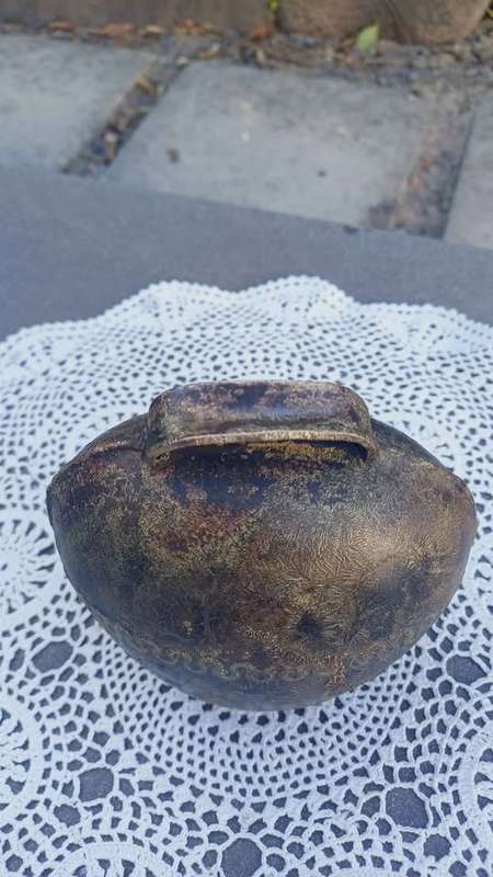 Vintage hand-crafted metal cow bell