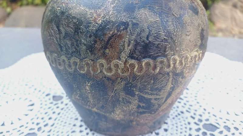 Vintage hand-crafted metal cow bell