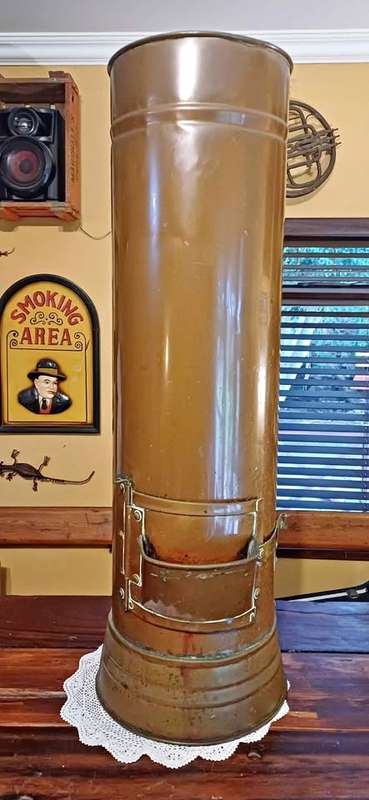 Rare Large Antique Copper Geyser