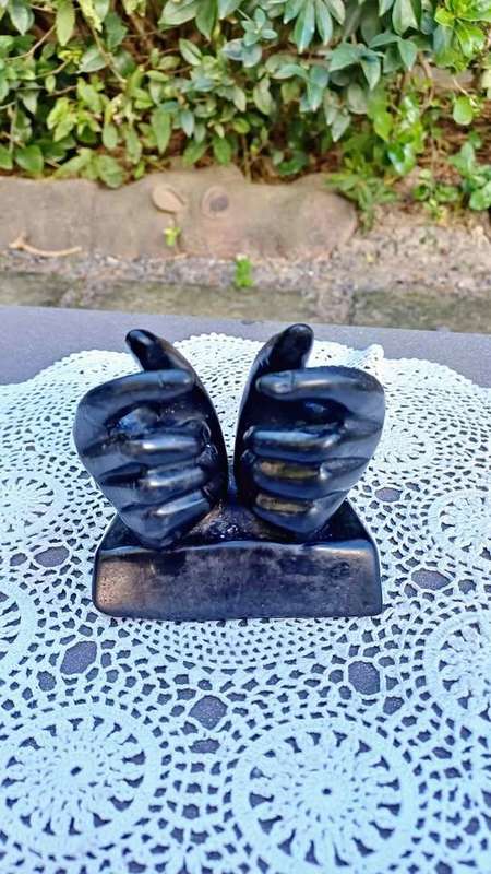 Quirky Handy business card / pamphlet holder and paperweight