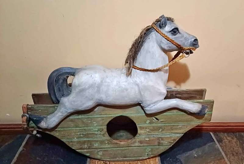 Large composite antique Rocking Horse - Early 20th Century