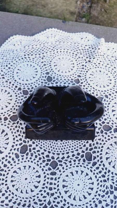 Quirky Handy business card / pamphlet holder and paperweight