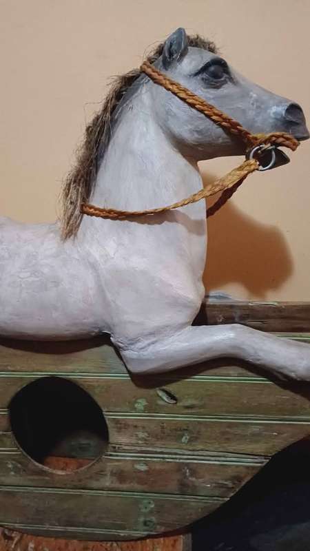 Large composite antique Rocking Horse - Early 20th Century