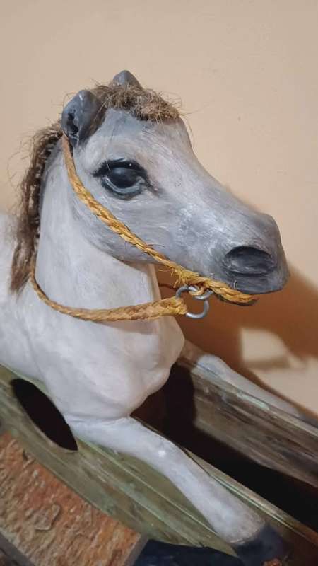 Large composite antique Rocking Horse - Early 20th Century