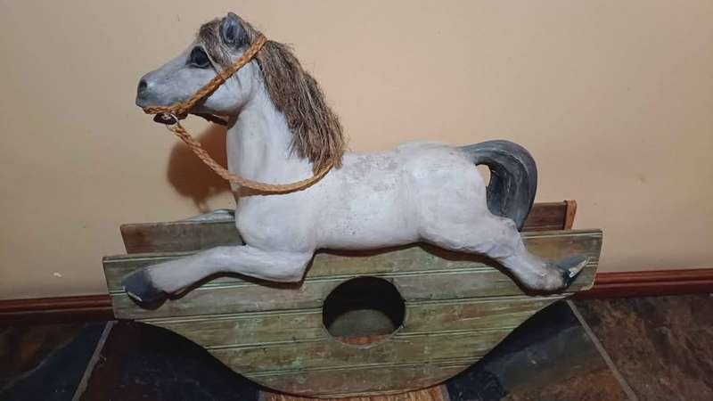 Large composite antique Rocking Horse - Early 20th Century