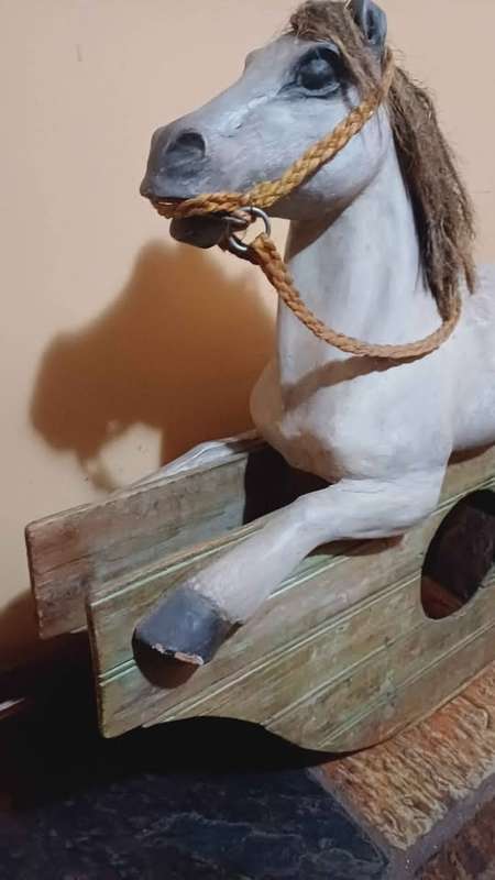 Large composite antique Rocking Horse - Early 20th Century