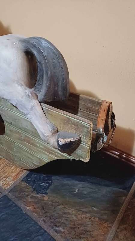 Large composite antique Rocking Horse - Early 20th Century