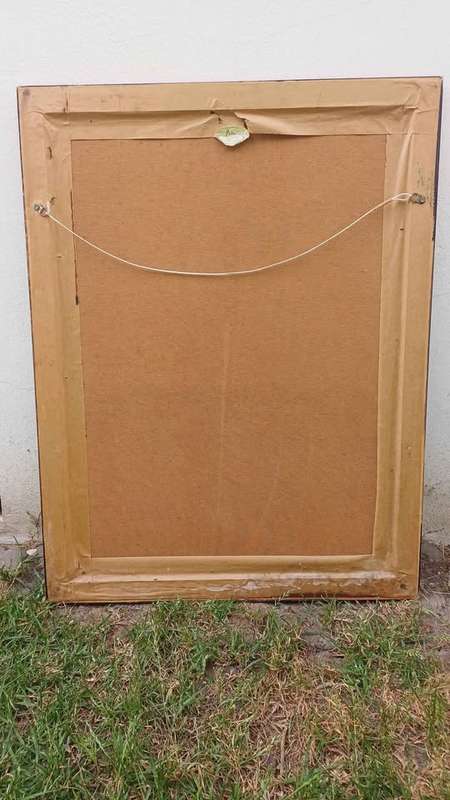 1930's Framed Chinese Keenien Cigarette Advertising Poster