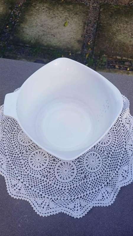 Large Vintage 2 Quarts Corningware Cornflower Blue Saucemaker Jug