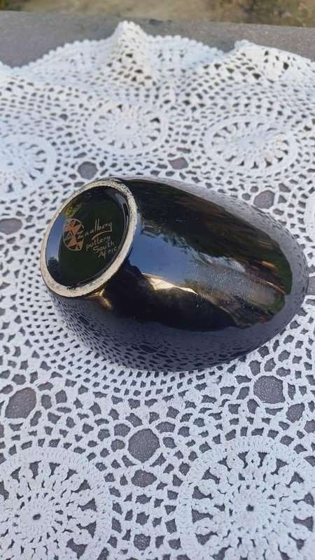 Vintage Candle holder. N.G. Moederkerk Beaufort-Wes. Gebou 1892- Herstel 1939. Zaalberg Pottery