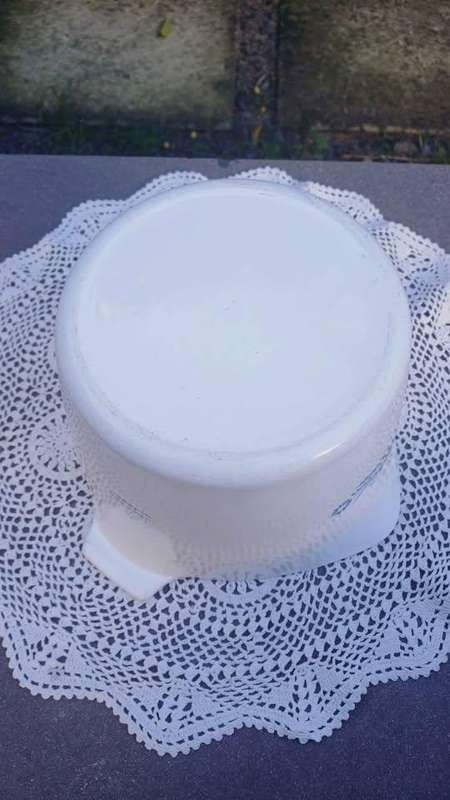 Large Vintage 2 Quarts Corningware Cornflower Blue Saucemaker Jug