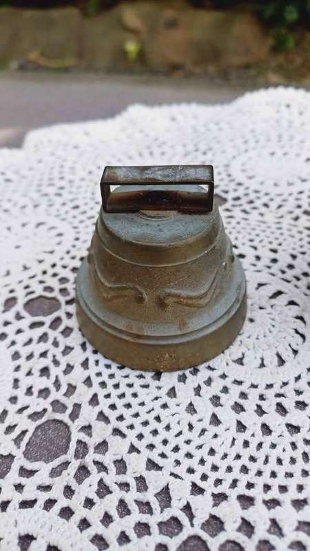2 vintage brass Temple Bells