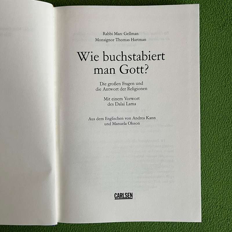 Wie buchstabiert man Gott?