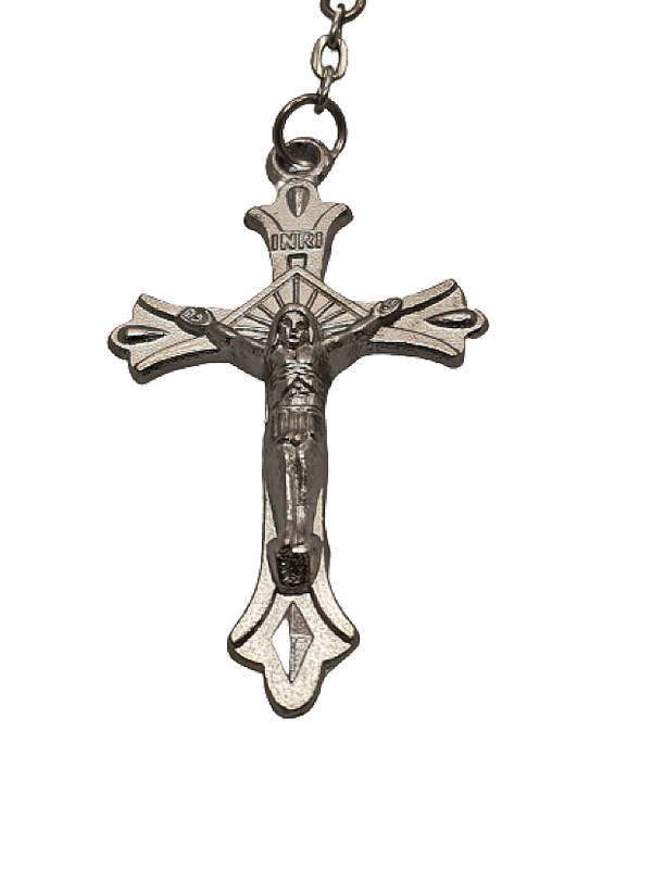 Holy Rosary Prayer Beads - Peach