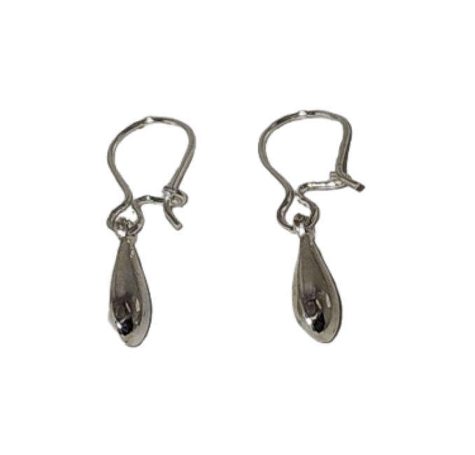 925 Sterling Silver Medium Teardrop Earrings